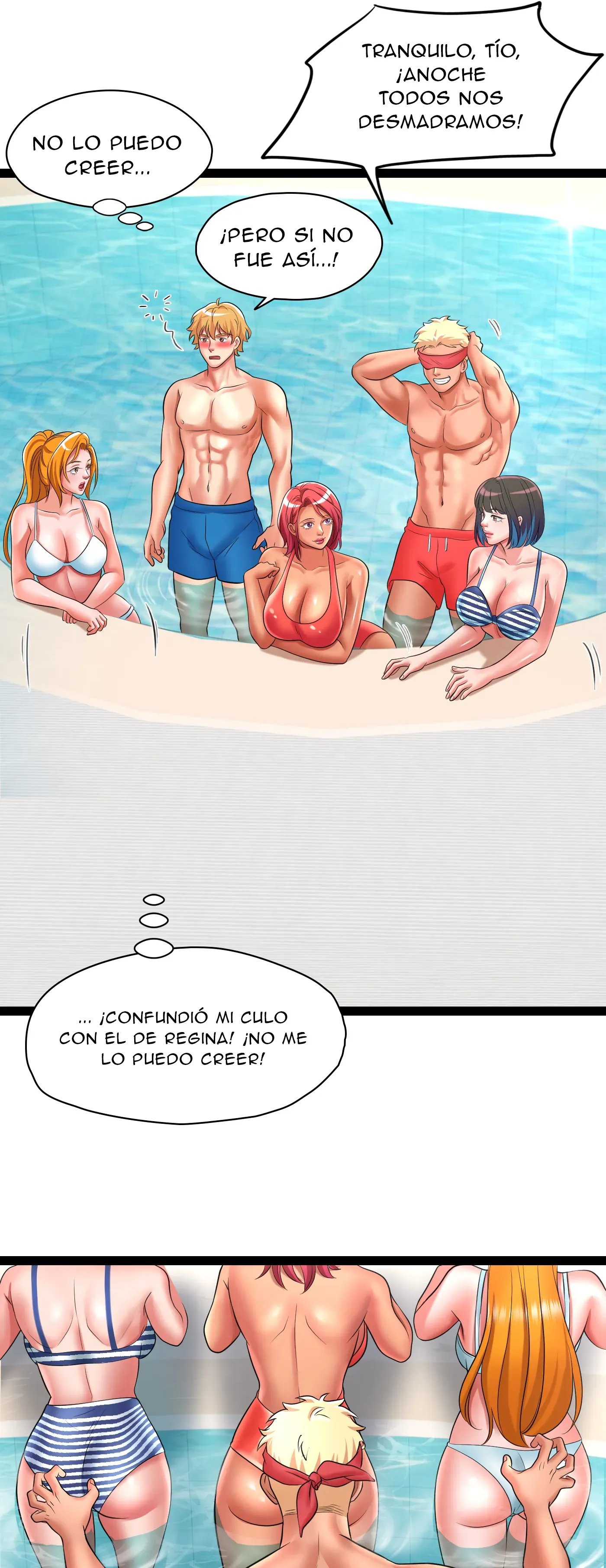 Vacaciones De Primavera Con Hermanastra (Sin censura) Capitulo 12 página 39
