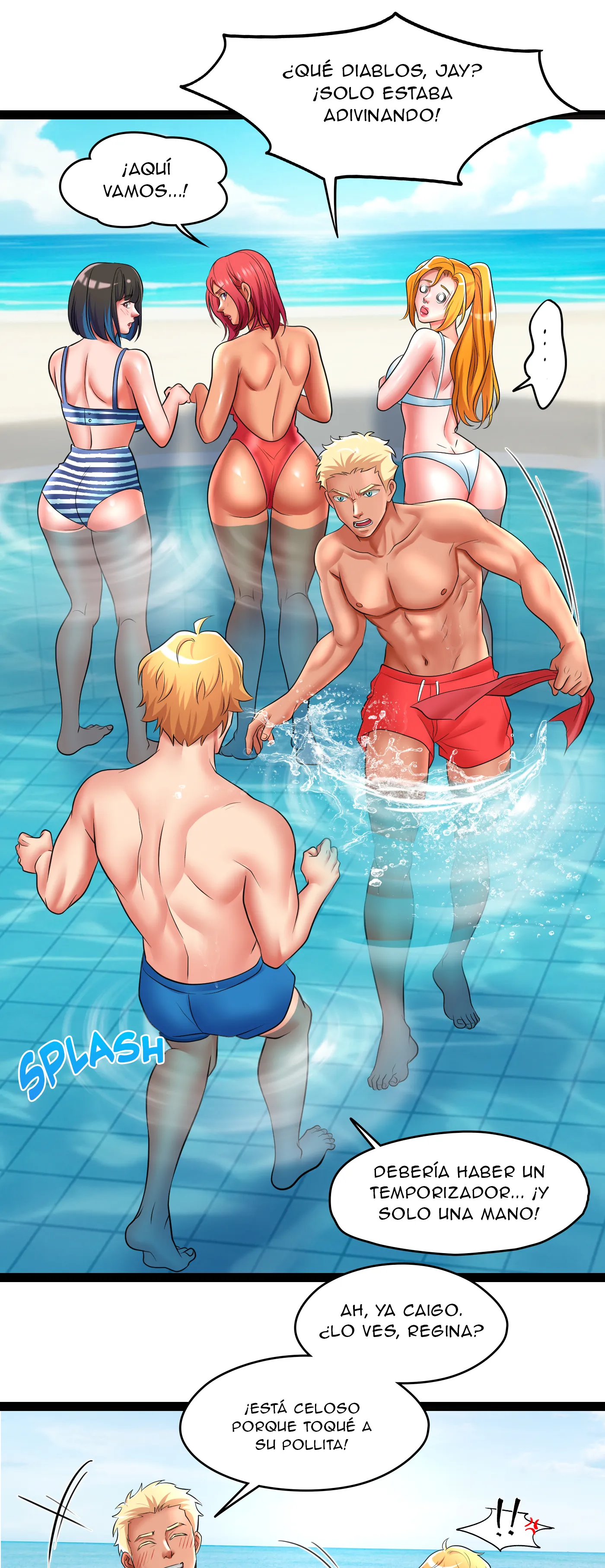 Vacaciones De Primavera Con Hermanastra (Sin censura) Capitulo 12 página 43