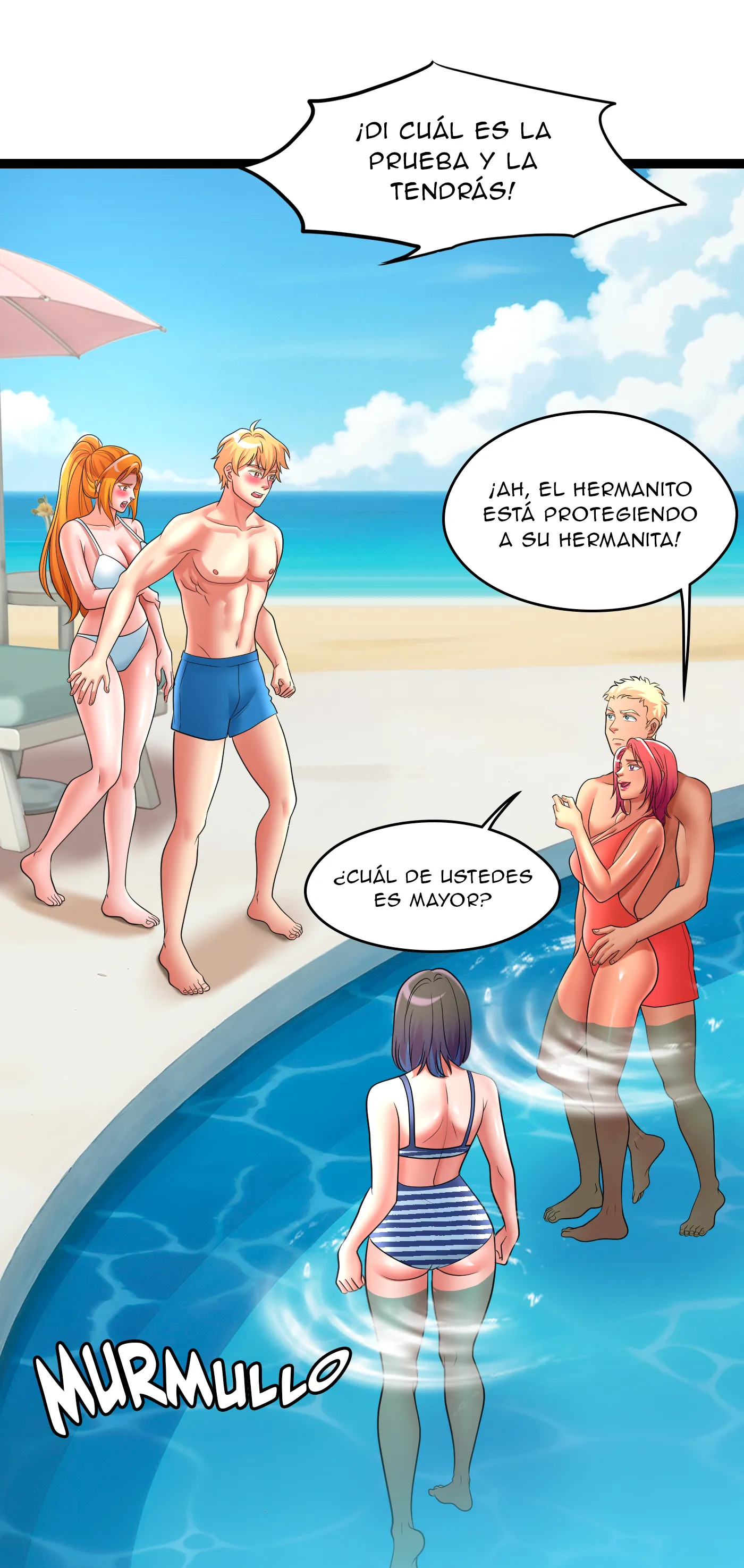 Vacaciones De Primavera Con Hermanastra (Sin censura) Capitulo 13 página 17
