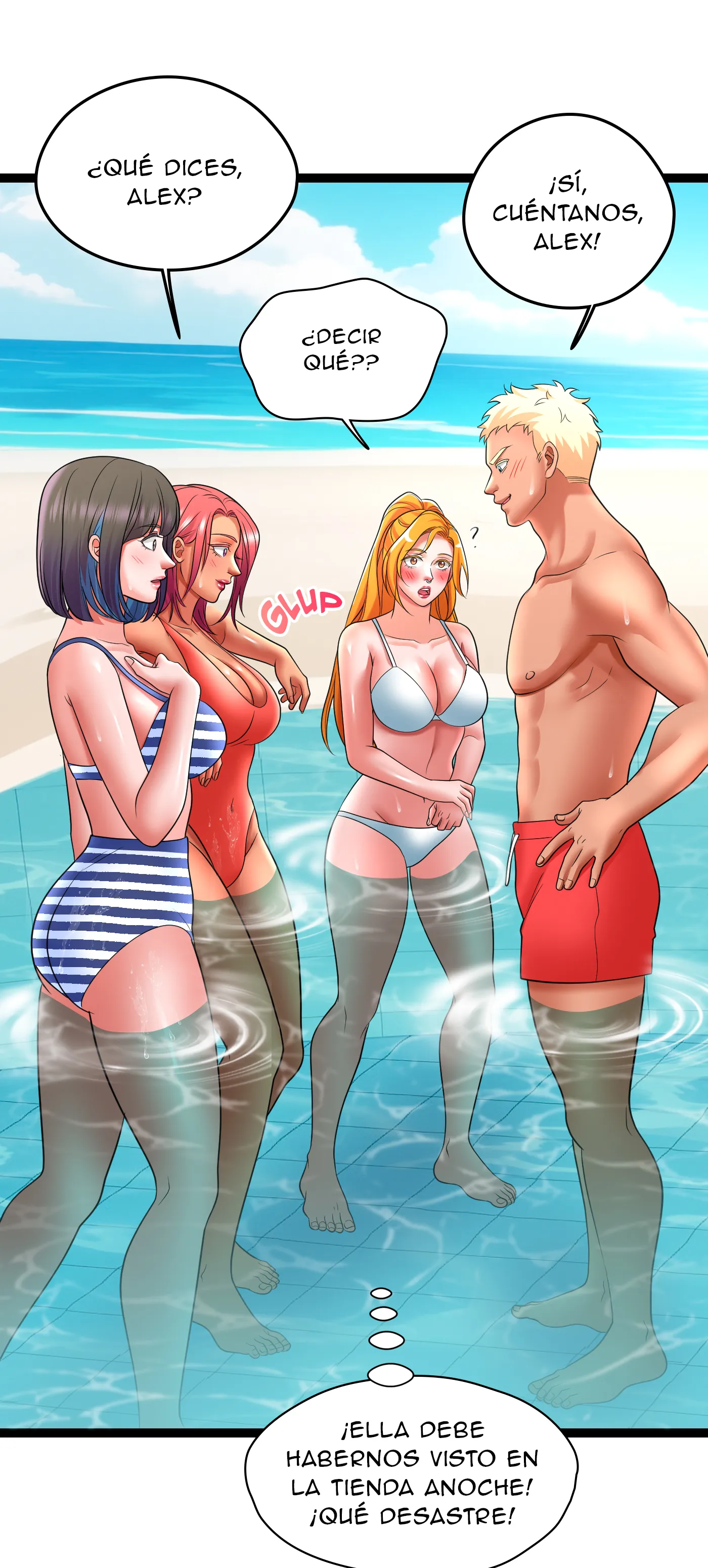 Vacaciones De Primavera Con Hermanastra (Sin censura) Capitulo 13 página 3