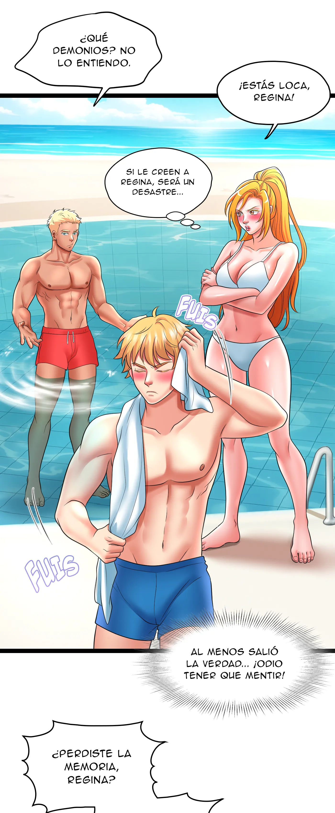 Vacaciones De Primavera Con Hermanastra (Sin censura) Capitulo 13 página 9