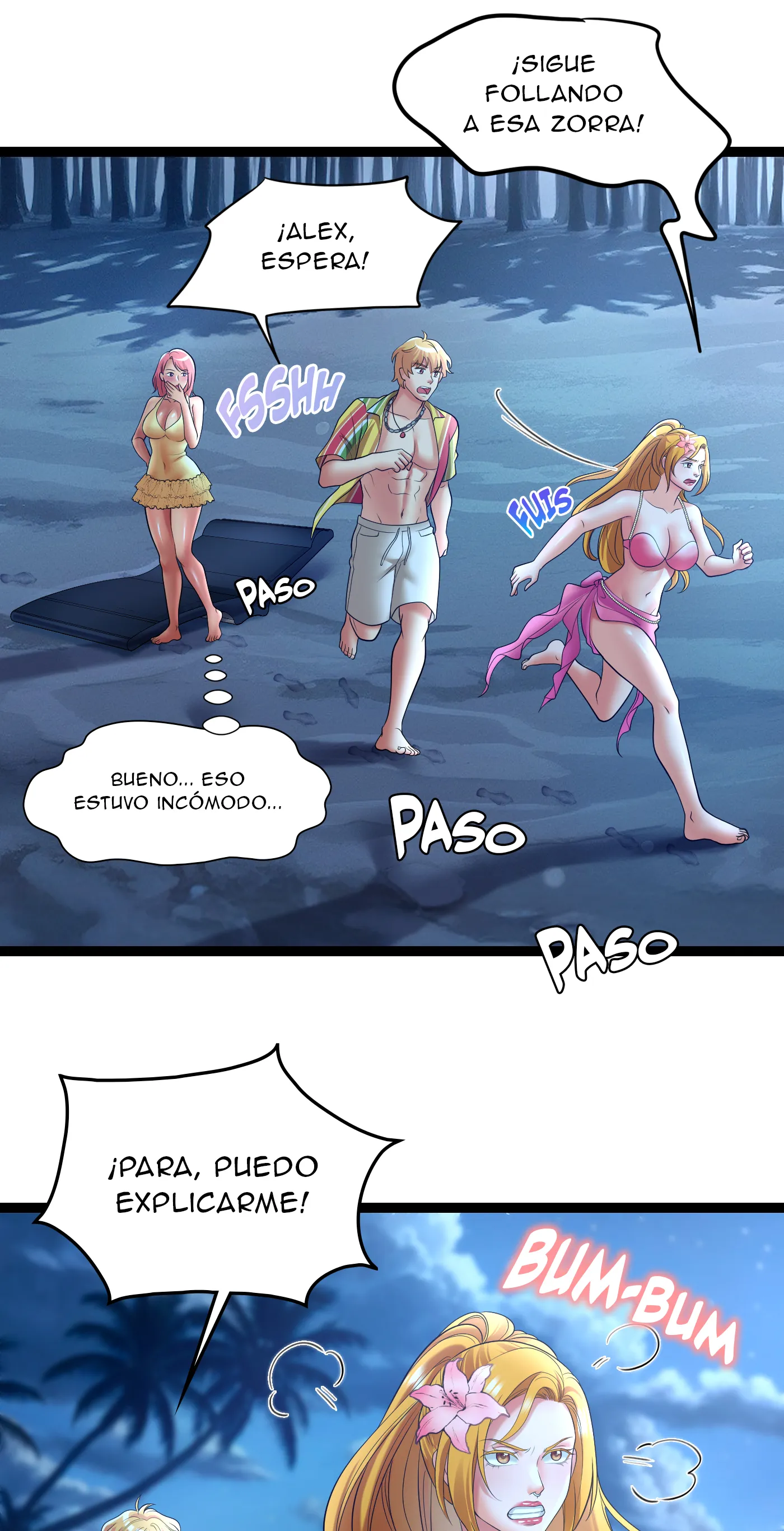 Vacaciones De Primavera Con Hermanastra (Sin censura) Capitulo 14 página 27