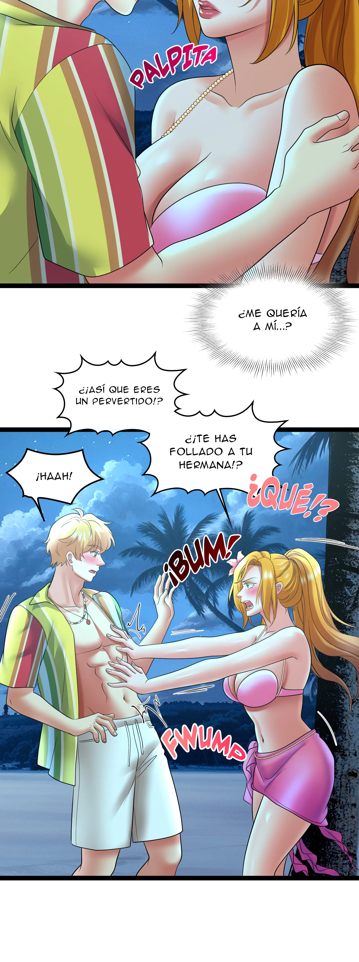 Vacaciones De Primavera Con Hermanastra (Sin censura) Capitulo 14 página 31