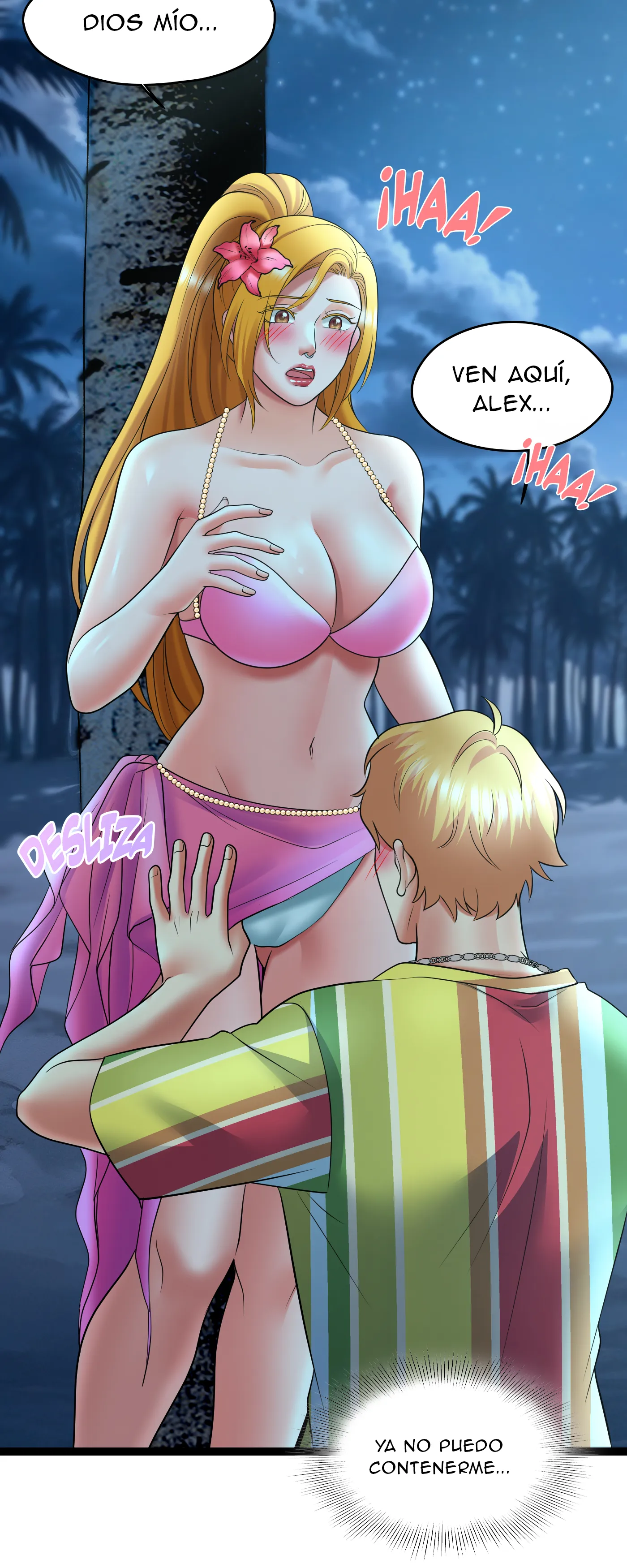 Vacaciones De Primavera Con Hermanastra (Sin censura) Capitulo 14 página 33