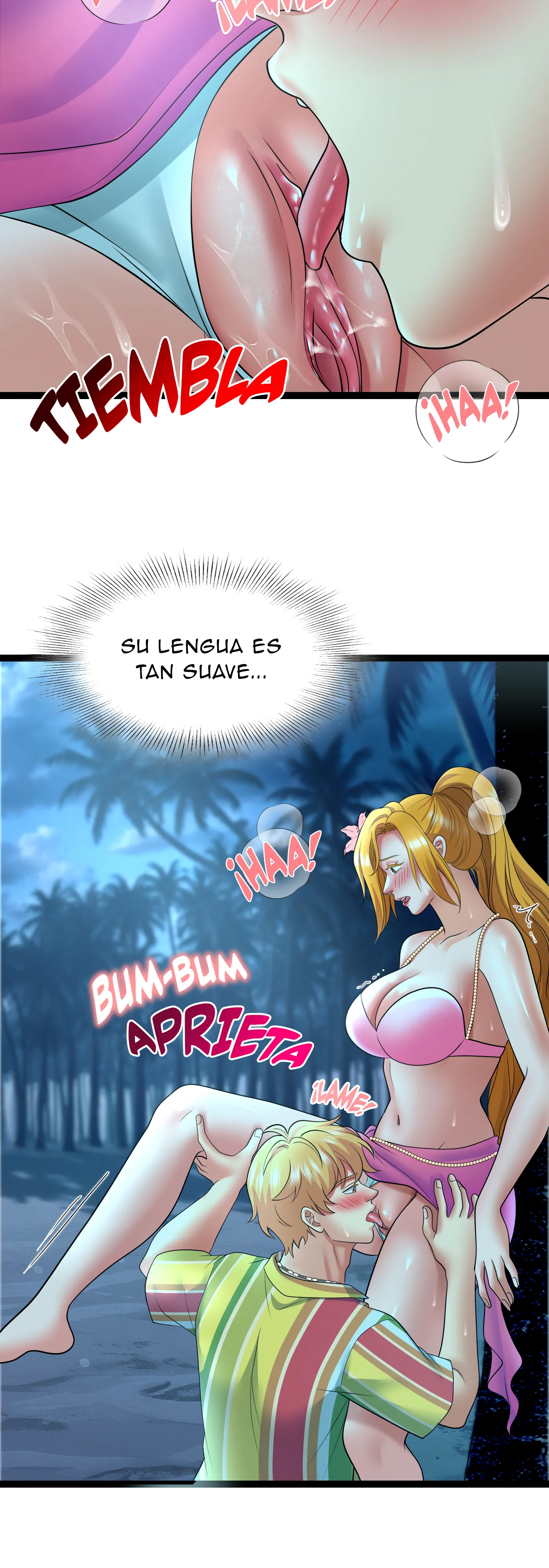Vacaciones De Primavera Con Hermanastra (Sin censura) Capitulo 14 página 35