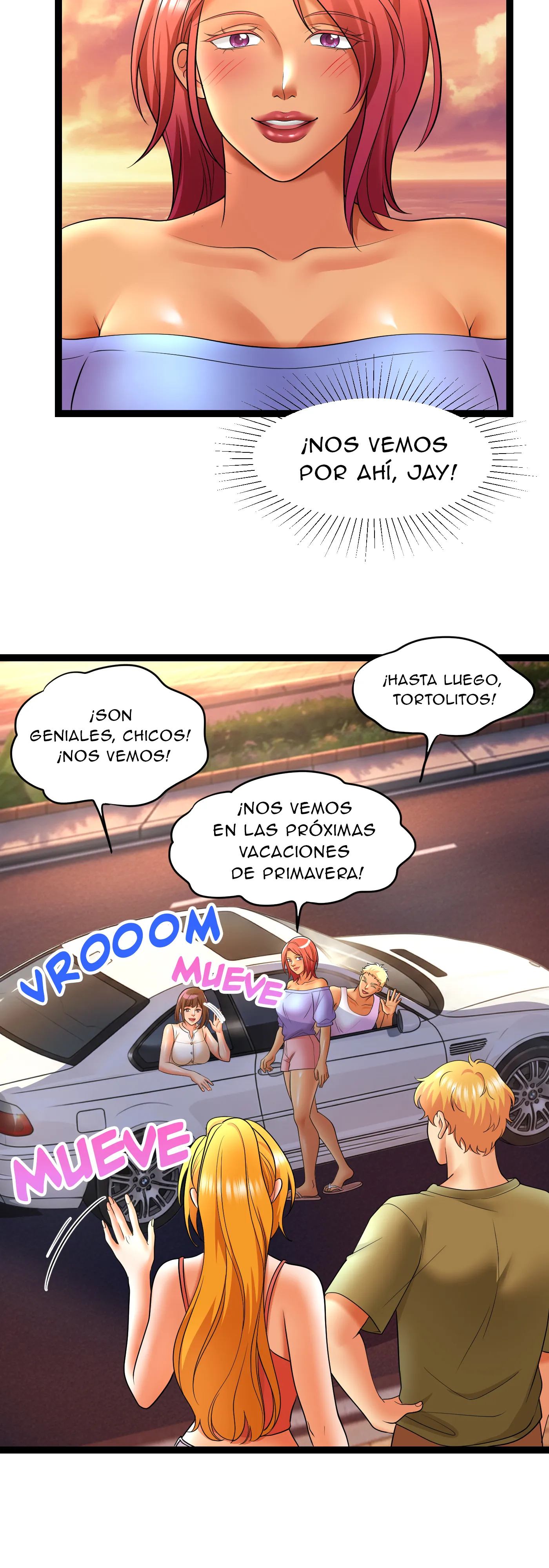 Vacaciones De Primavera Con Hermanastra (Sin censura) Capitulo 15 página 38