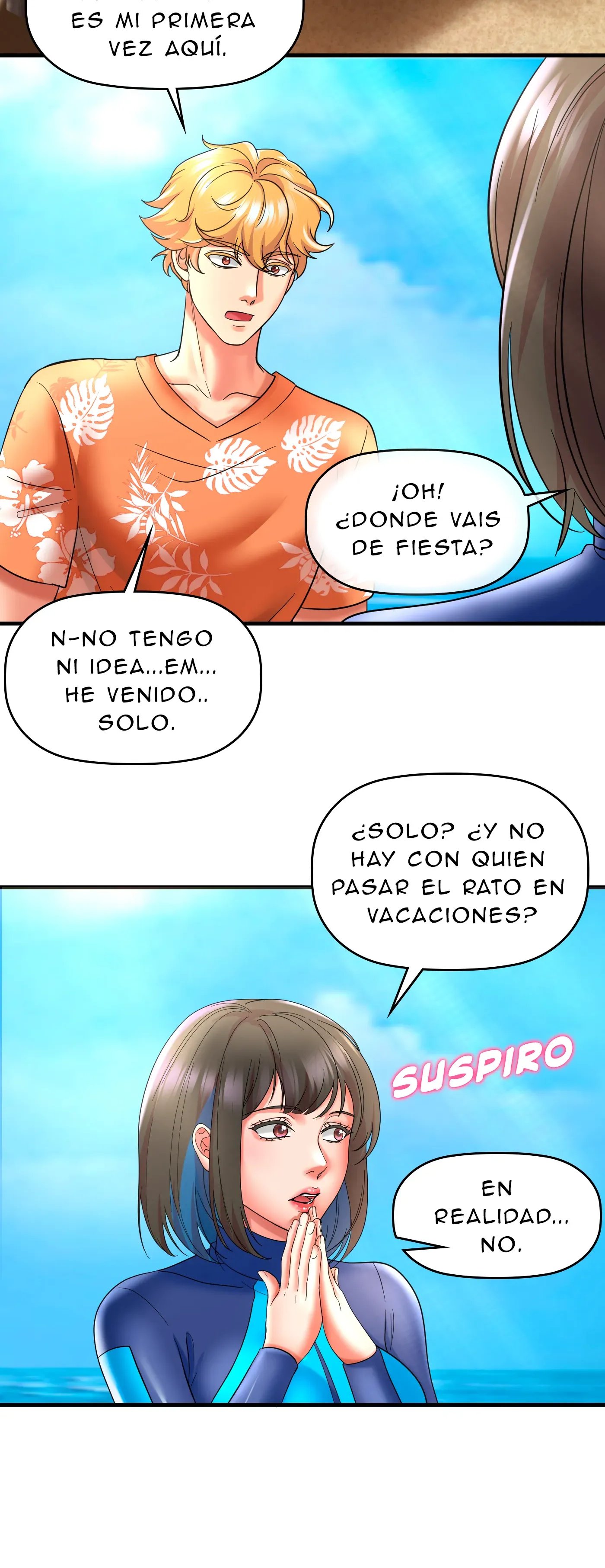 Vacaciones De Primavera Con Hermanastra (Sin censura) Capitulo 2 página 18