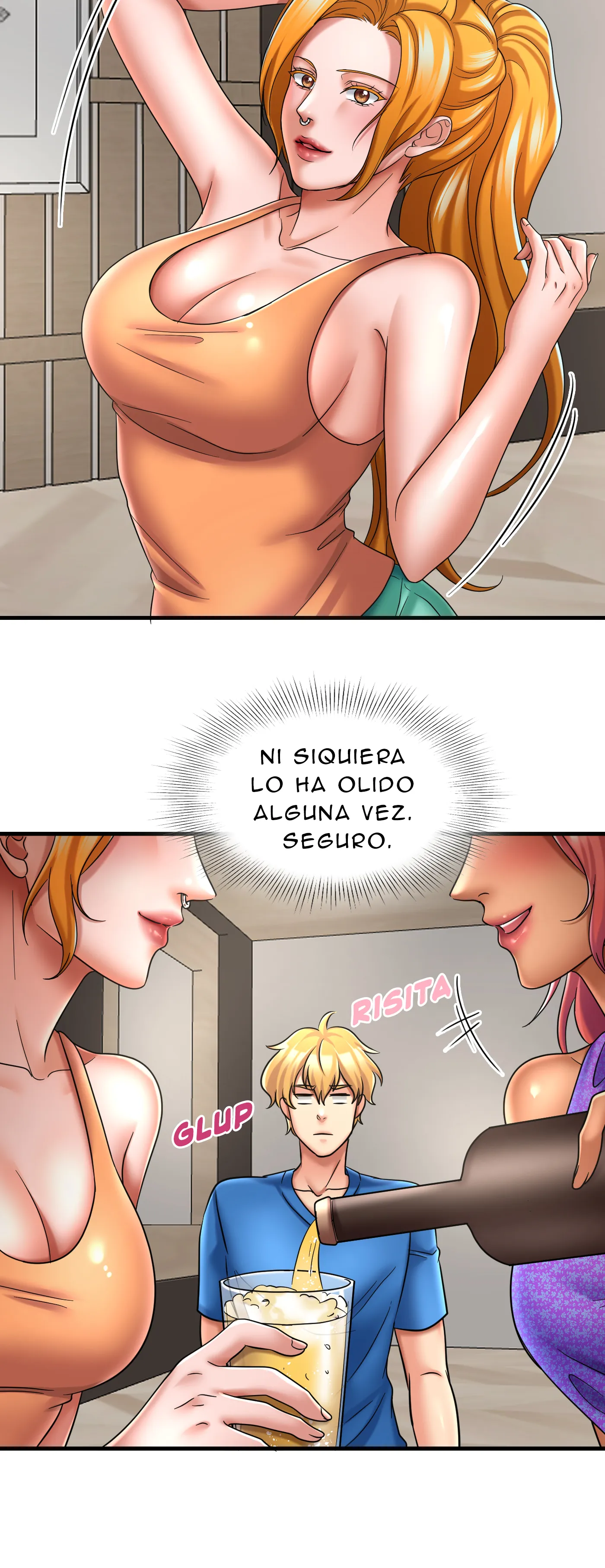 Vacaciones De Primavera Con Hermanastra (Sin censura) Capitulo 3 página 40