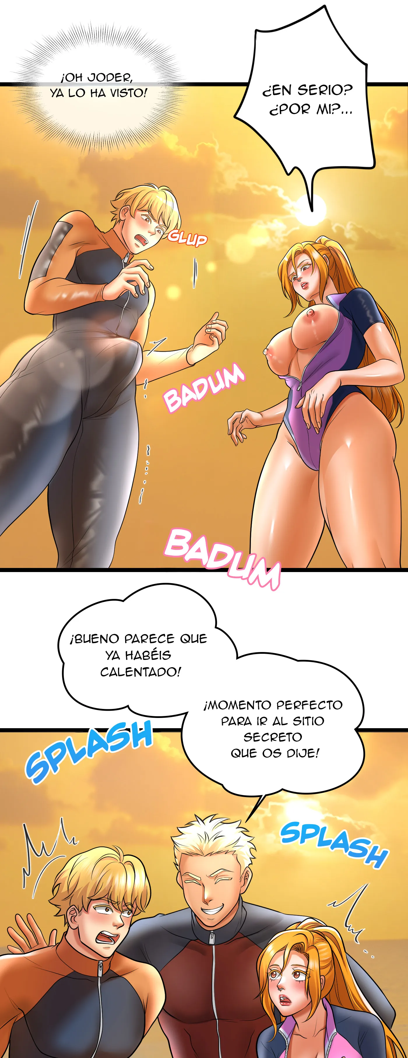 Vacaciones De Primavera Con Hermanastra (Sin censura) Capitulo 8 página 23
