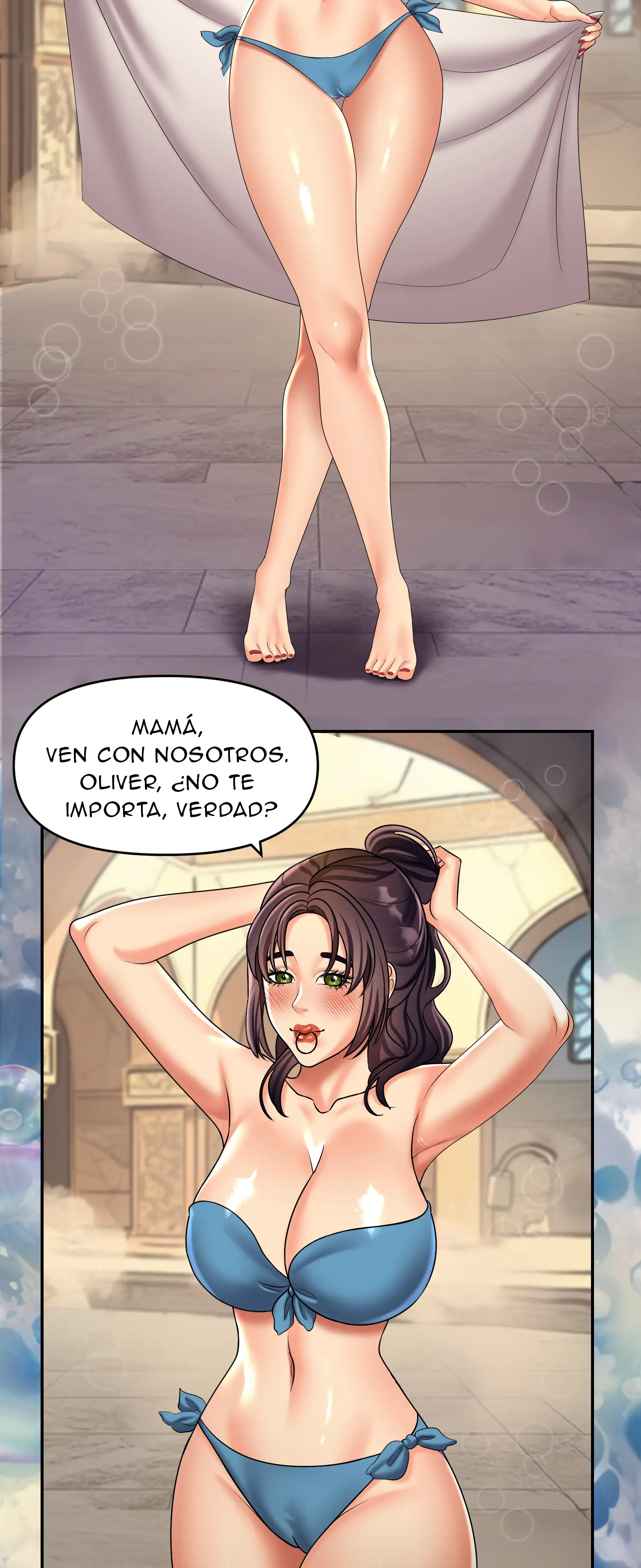 Luna de miel con mi suegra (Sin censura) Capitulo 11 página 22