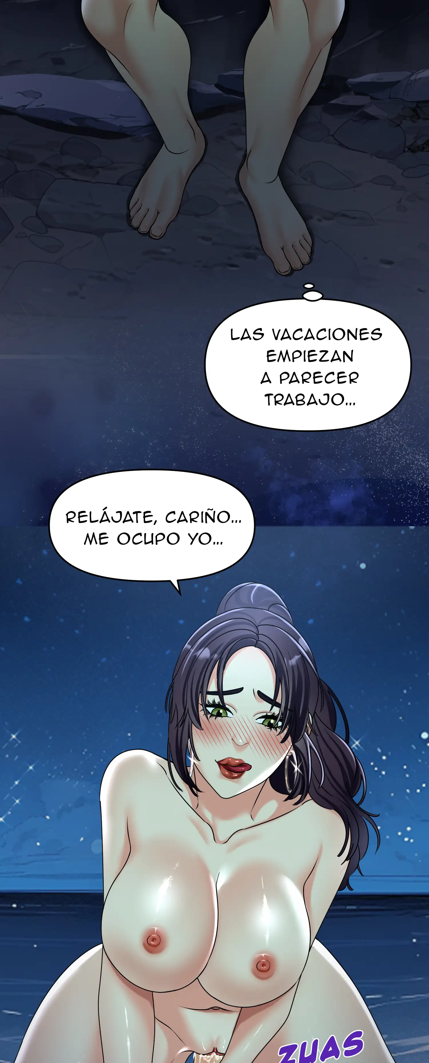 Luna de miel con mi suegra (Sin censura) Capitulo 14 página 28