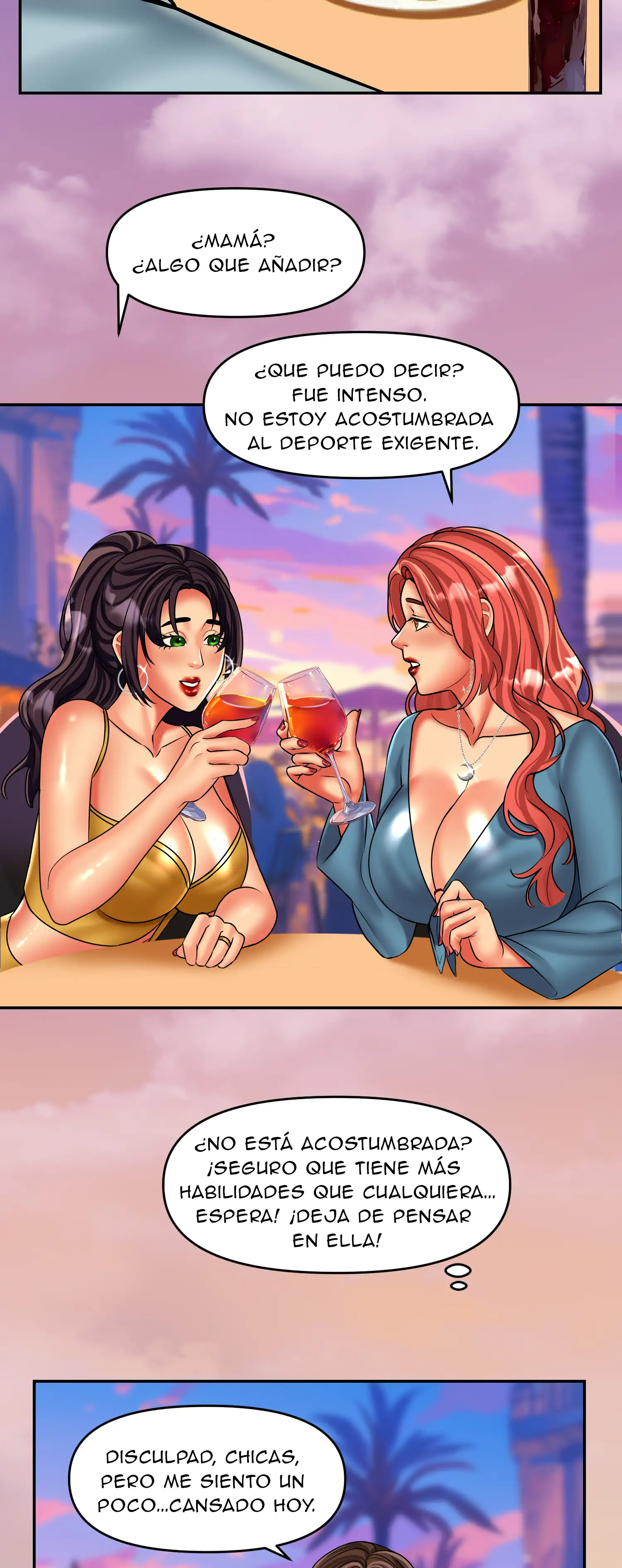 Luna de miel con mi suegra (Sin censura) Capitulo 5 página 38