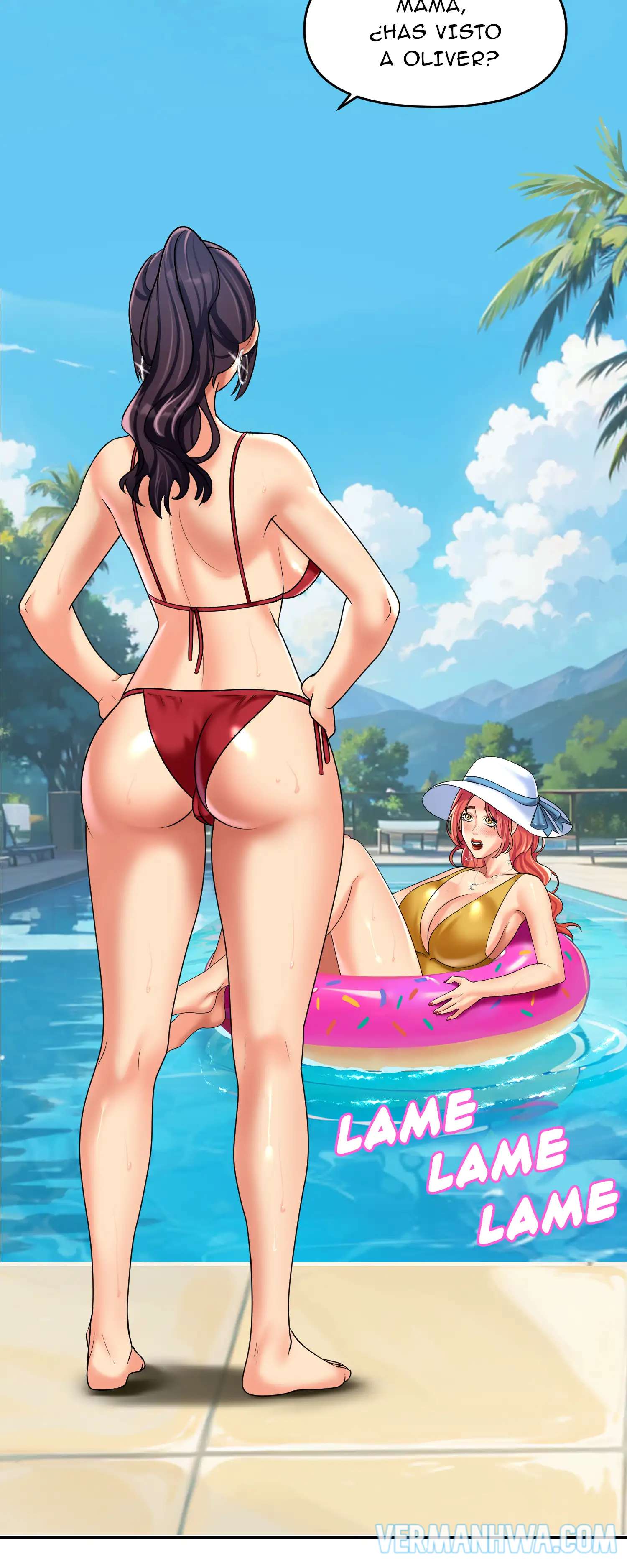 Luna de miel con mi suegra (Sin censura) Capitulo 9 página 44