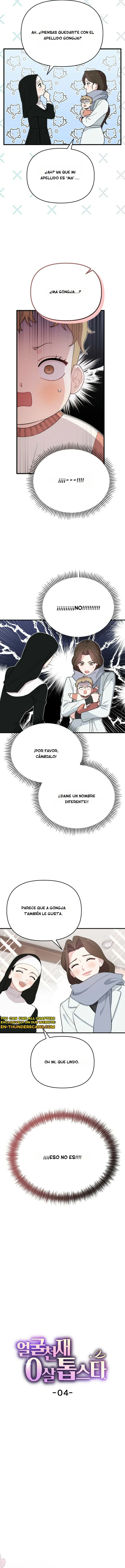 Rostro prodigioso, estrella top de 0 años Capitulo 4 página 10