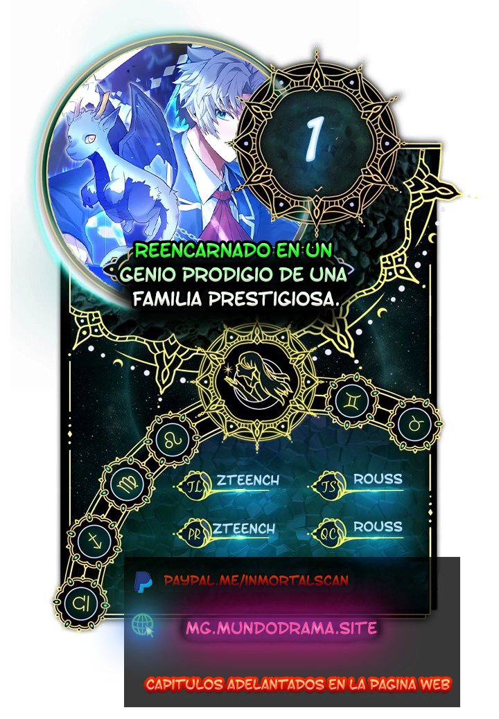 Reencarnado en un genio prodigio de una familia prestigiosa Capitulo 1 página 2