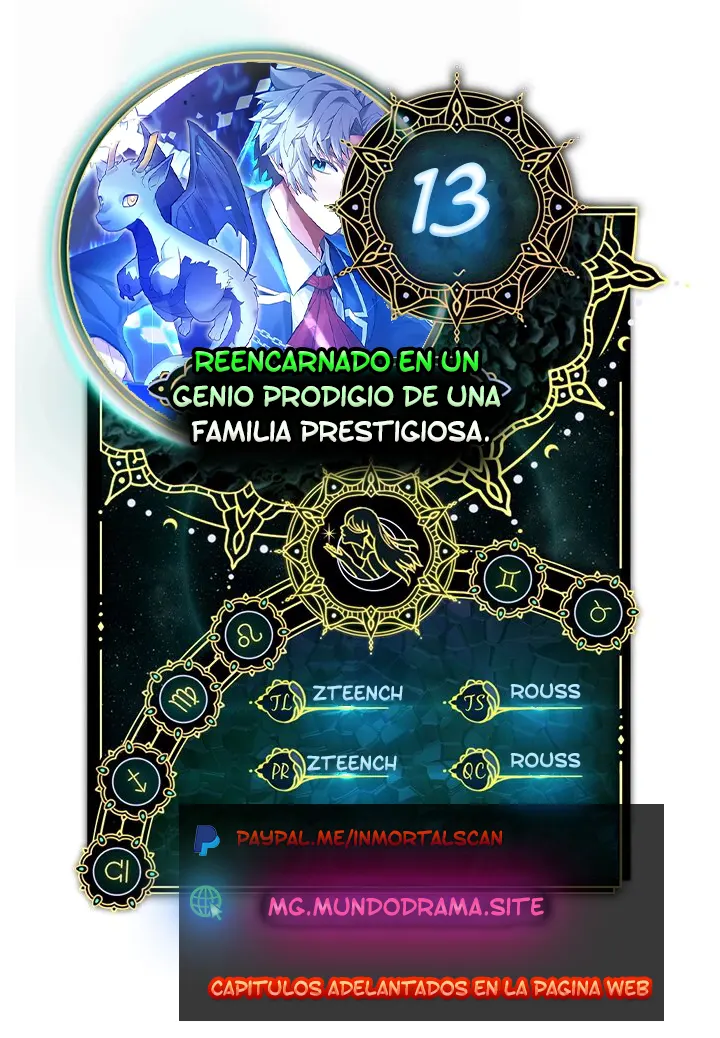 Reencarnado en un genio prodigio de una familia prestigiosa Capitulo 13 página 2