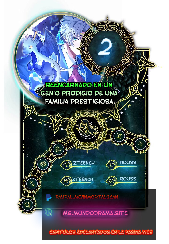 Reencarnado en un genio prodigio de una familia prestigiosa Capitulo 2 página 2