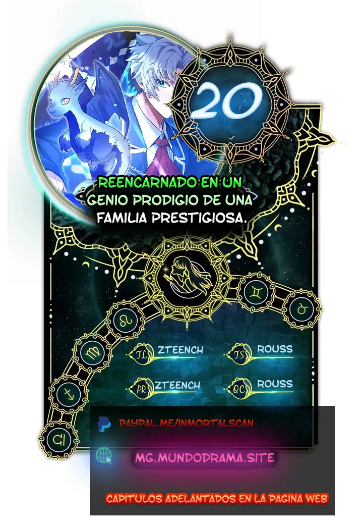 Reencarnado en un genio prodigio de una familia prestigiosa Capitulo 20 página 2