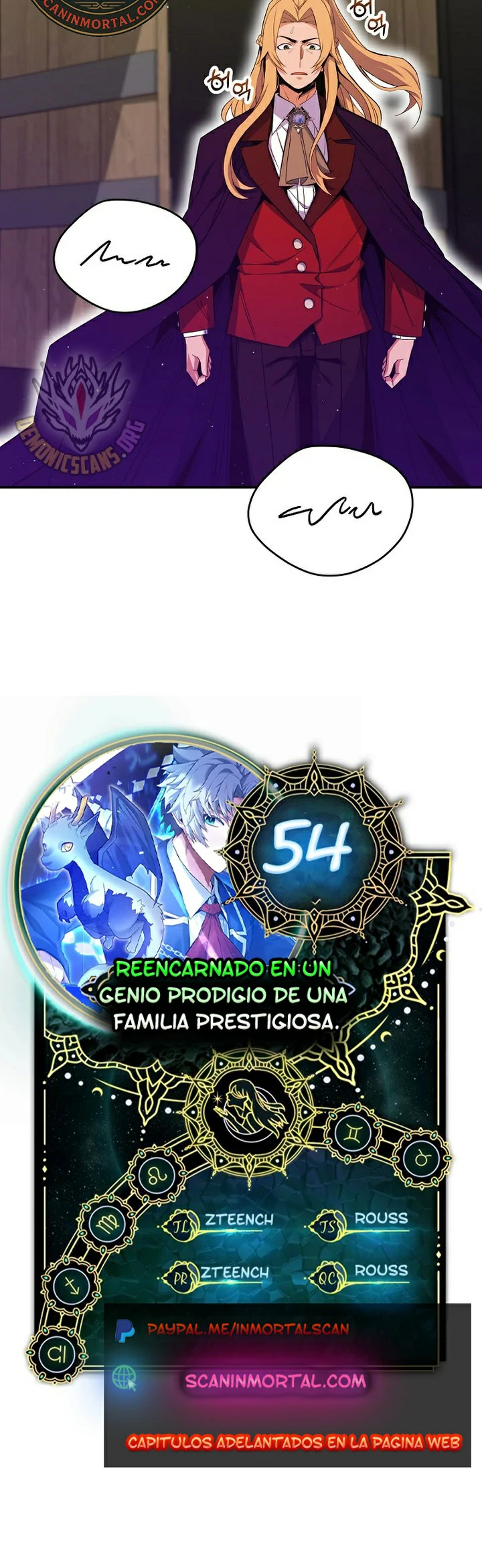 Reencarnado en un genio prodigio de una familia prestigiosa Capitulo 54 página 3