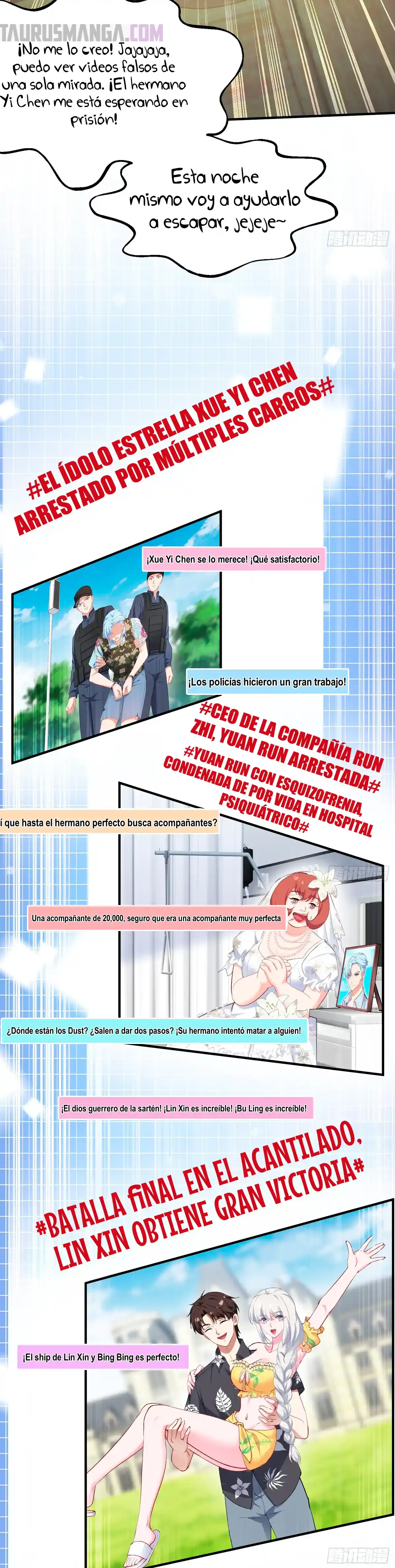 Después de dejar de actuar como un perro, me convertí en un Magnate Celestial Urbano Capitulo 223 página 10