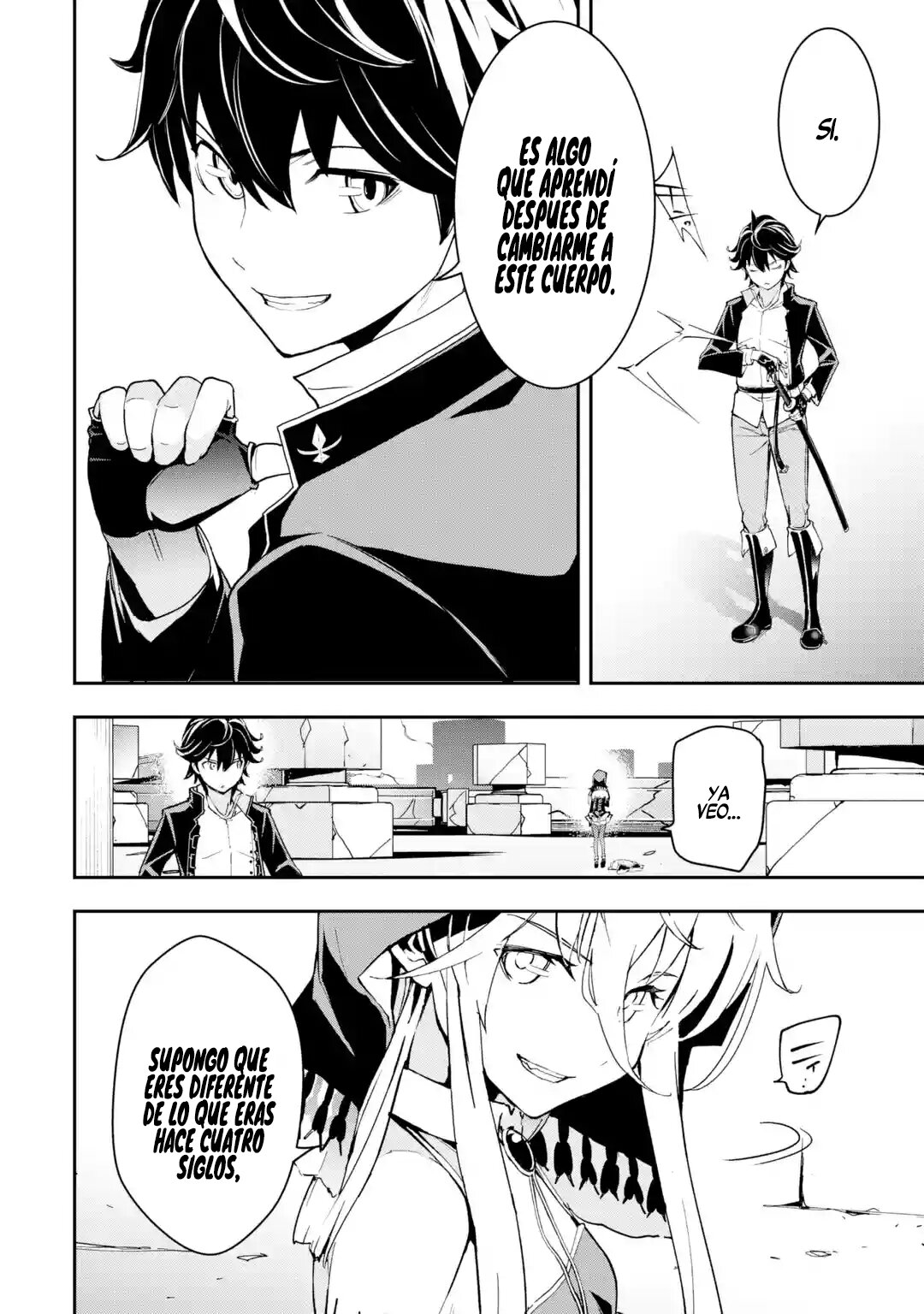 The Unsuccessful Yet Academically Unparalleled Sage ~A Cheating S-Rank Sorcerer's Post-Rebirth Adventurer Log~ Capitulo 16.2: Los Cinco Grandes Majin (Parte 2) página 44