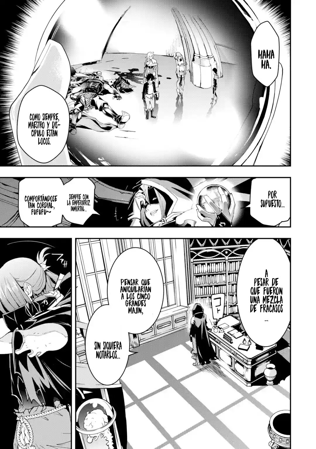 The Unsuccessful Yet Academically Unparalleled Sage ~A Cheating S-Rank Sorcerer's Post-Rebirth Adventurer Log~ Capitulo 16.2: Los Cinco Grandes Majin (Parte 2) página 49