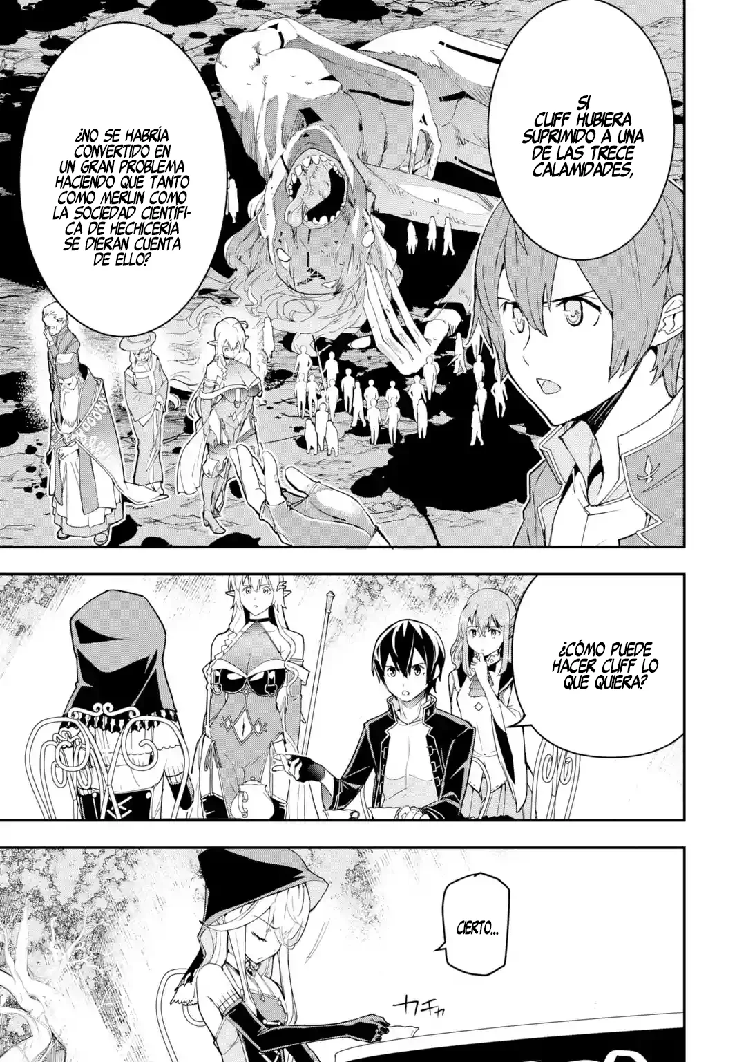 The Unsuccessful Yet Academically Unparalleled Sage ~A Cheating S-Rank Sorcerer's Post-Rebirth Adventurer Log~ Capitulo 17.2: Las Trece Calamidades (Parte 2) página 10