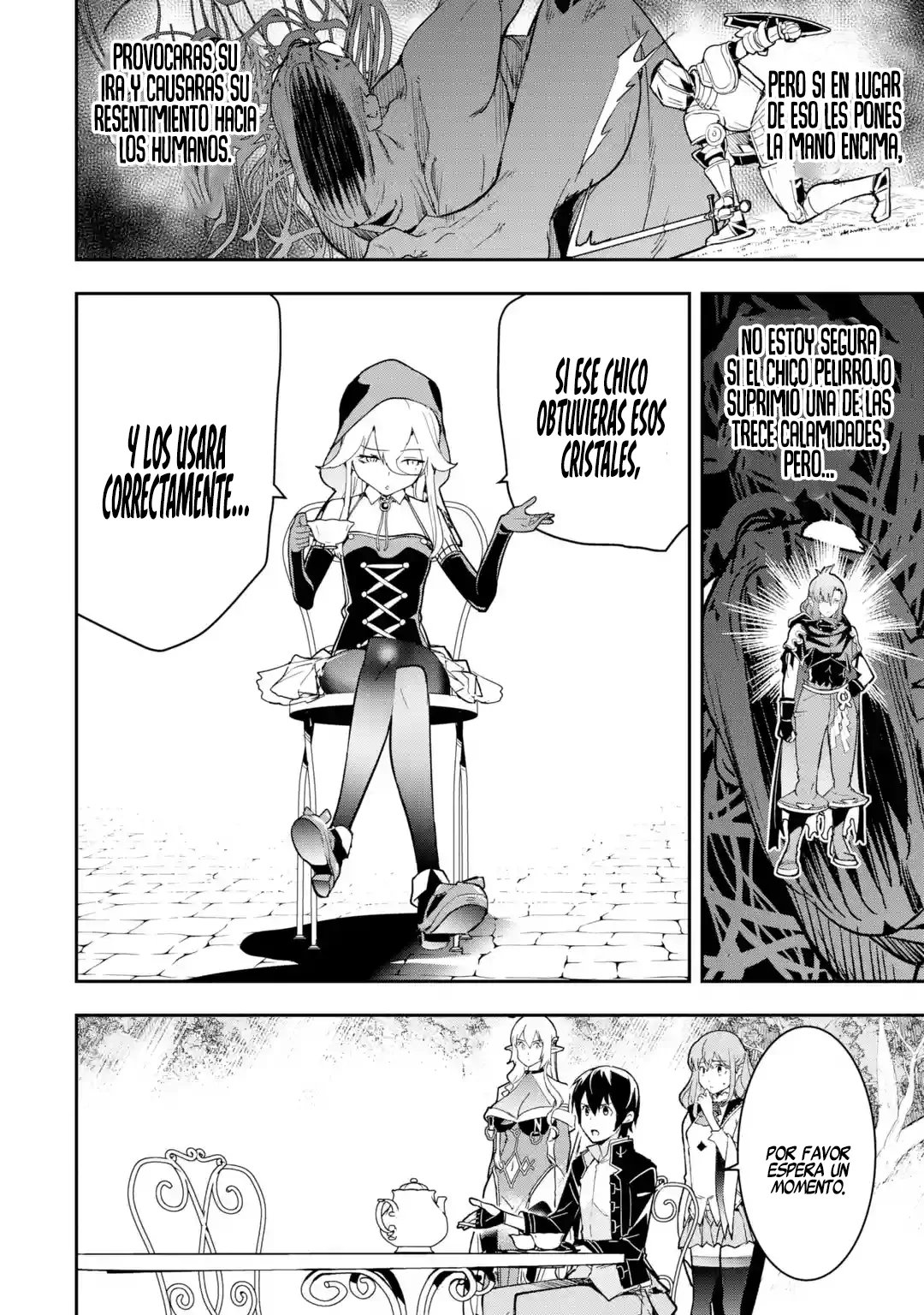 The Unsuccessful Yet Academically Unparalleled Sage ~A Cheating S-Rank Sorcerer's Post-Rebirth Adventurer Log~ Capitulo 17.2: Las Trece Calamidades (Parte 2) página 9
