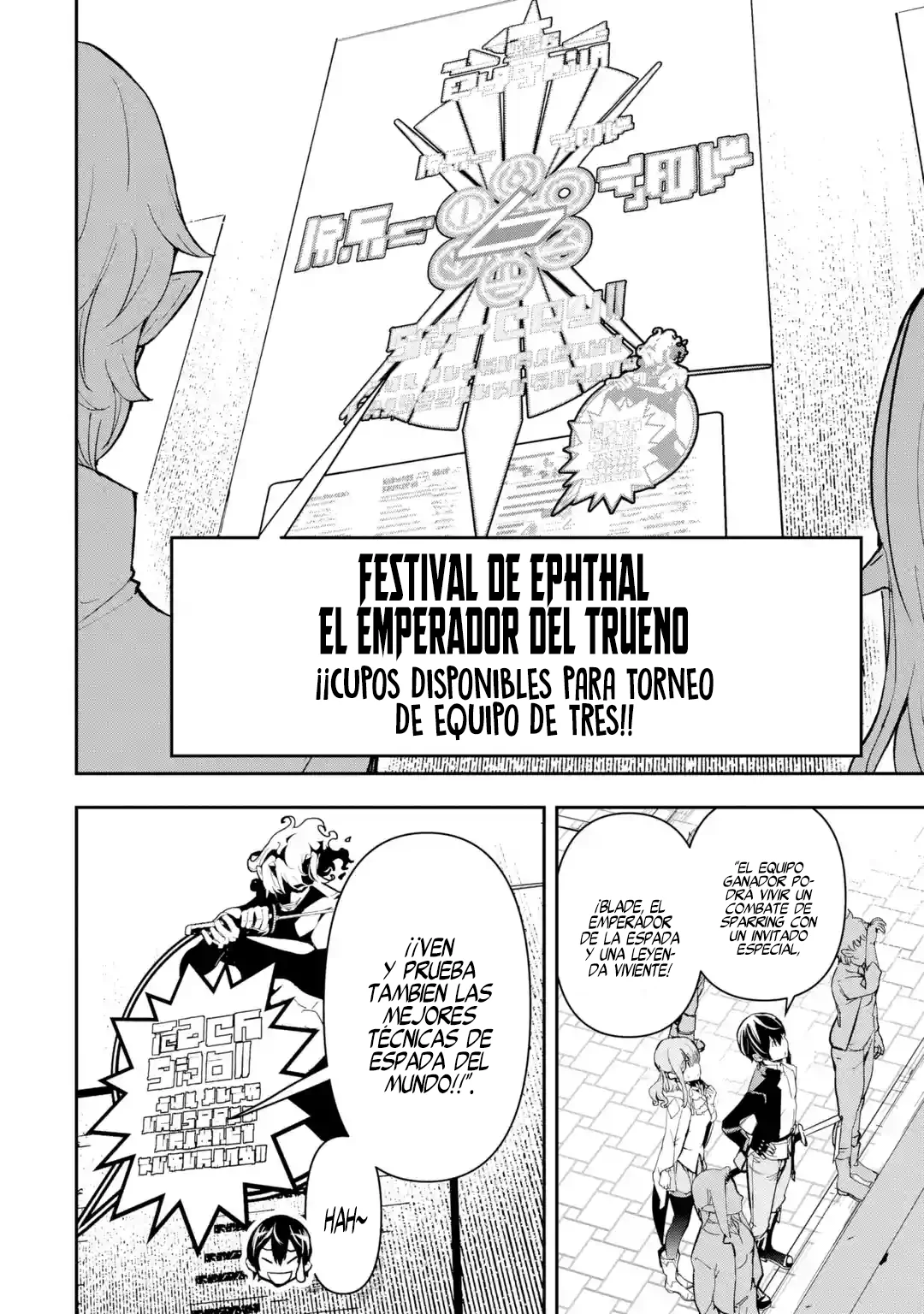 The Unsuccessful Yet Academically Unparalleled Sage ~A Cheating S-Rank Sorcerer's Post-Rebirth Adventurer Log~ Capitulo 18.1: El Festival del Emperador del Trueno página 13