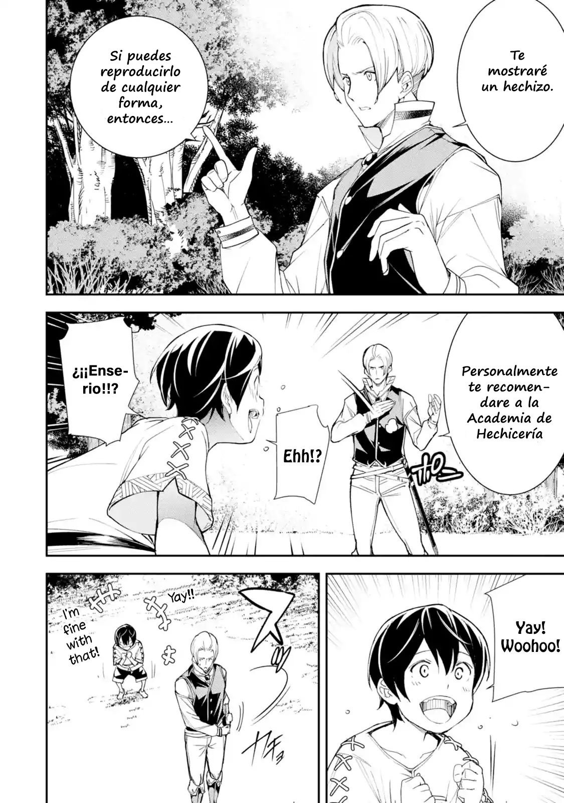 The Unsuccessful Yet Academically Unparalleled Sage ~A Cheating S-Rank Sorcerer's Post-Rebirth Adventurer Log~ Capitulo 2.2 página 10