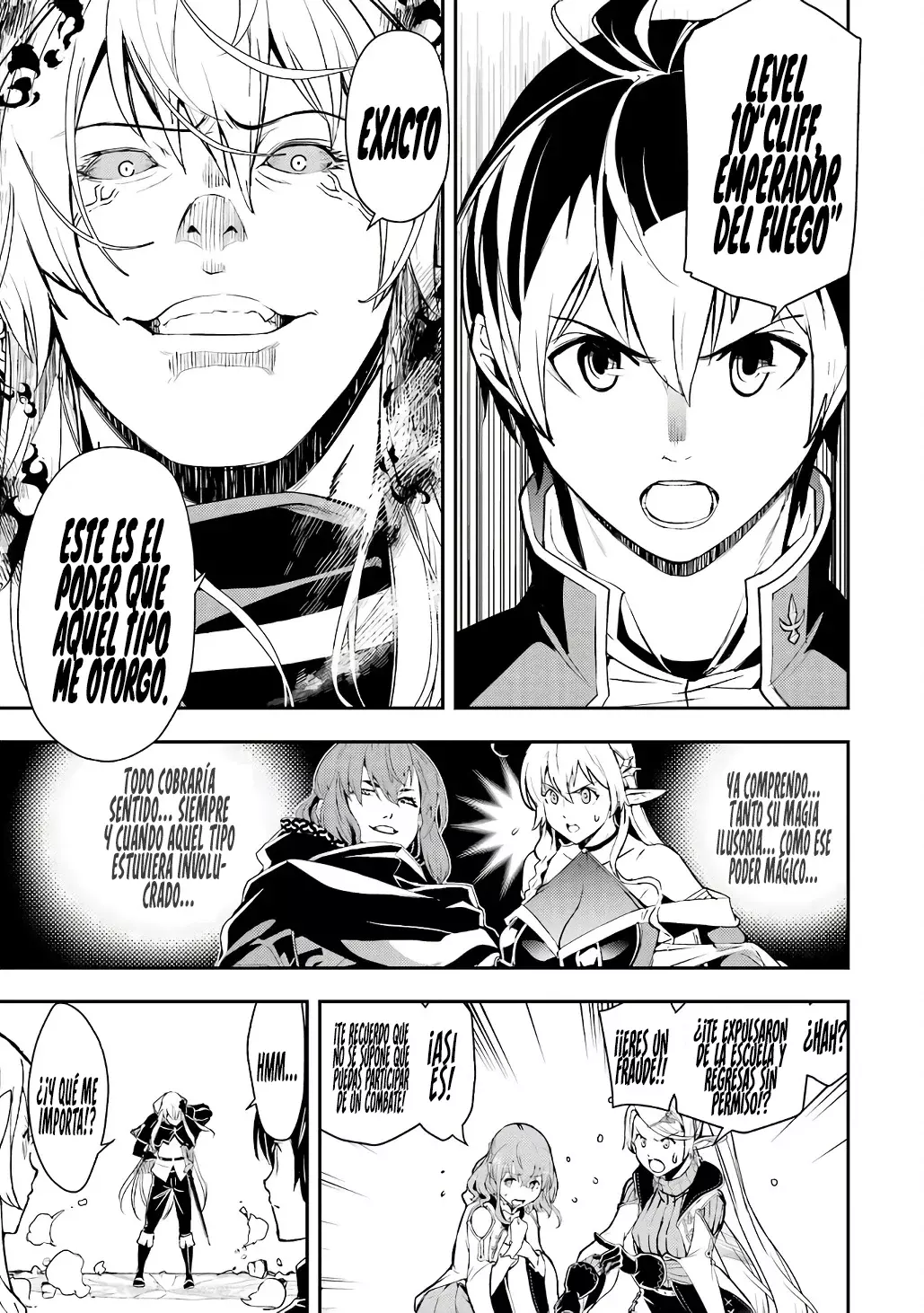 The Unsuccessful Yet Academically Unparalleled Sage ~A Cheating S-Rank Sorcerer's Post-Rebirth Adventurer Log~ Capitulo 21.1: Nivel 10 (Primera Parte) página 9