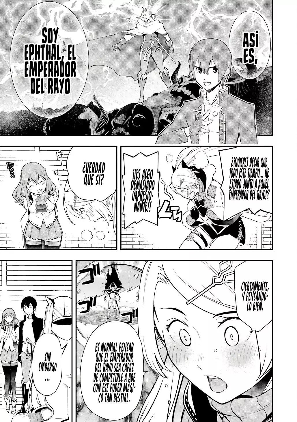 The Unsuccessful Yet Academically Unparalleled Sage ~A Cheating S-Rank Sorcerer's Post-Rebirth Adventurer Log~ Capitulo 21.2: Nivel 10 (Segunda Parte) página 12