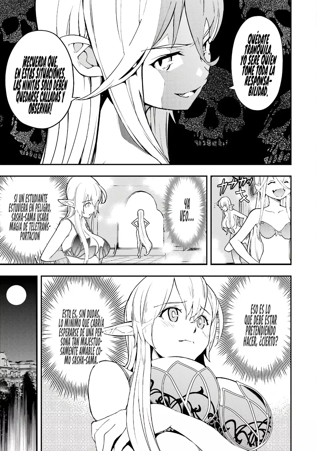 The Unsuccessful Yet Academically Unparalleled Sage ~A Cheating S-Rank Sorcerer's Post-Rebirth Adventurer Log~ Capitulo 21.2: Nivel 10 (Segunda Parte) página 8