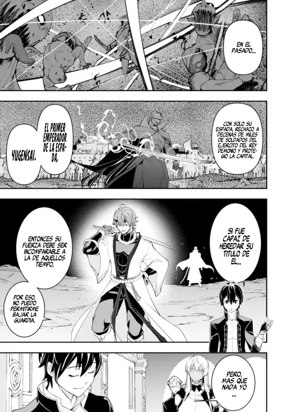 The Unsuccessful Yet Academically Unparalleled Sage ~A Cheating S-Rank Sorcerer's Post-Rebirth Adventurer Log~ Capitulo 24.1: Emperador de la Espada página 12