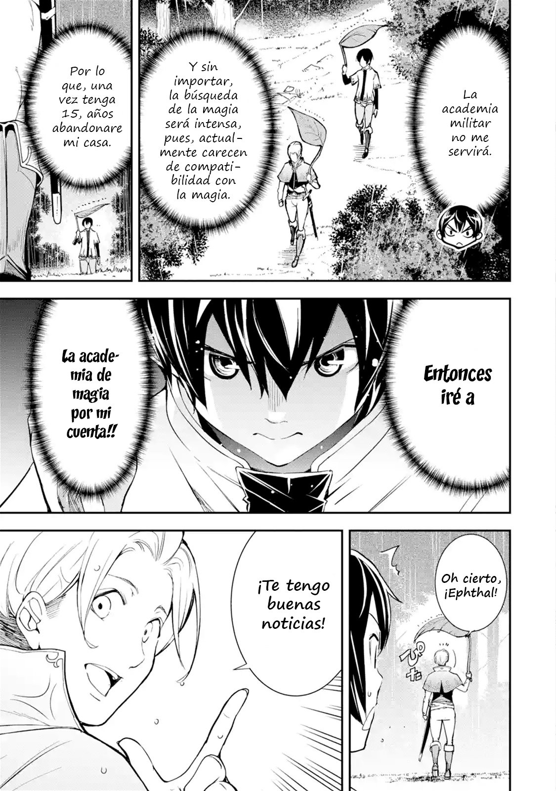 The Unsuccessful Yet Academically Unparalleled Sage ~A Cheating S-Rank Sorcerer's Post-Rebirth Adventurer Log~ Capitulo 3.1 página 8