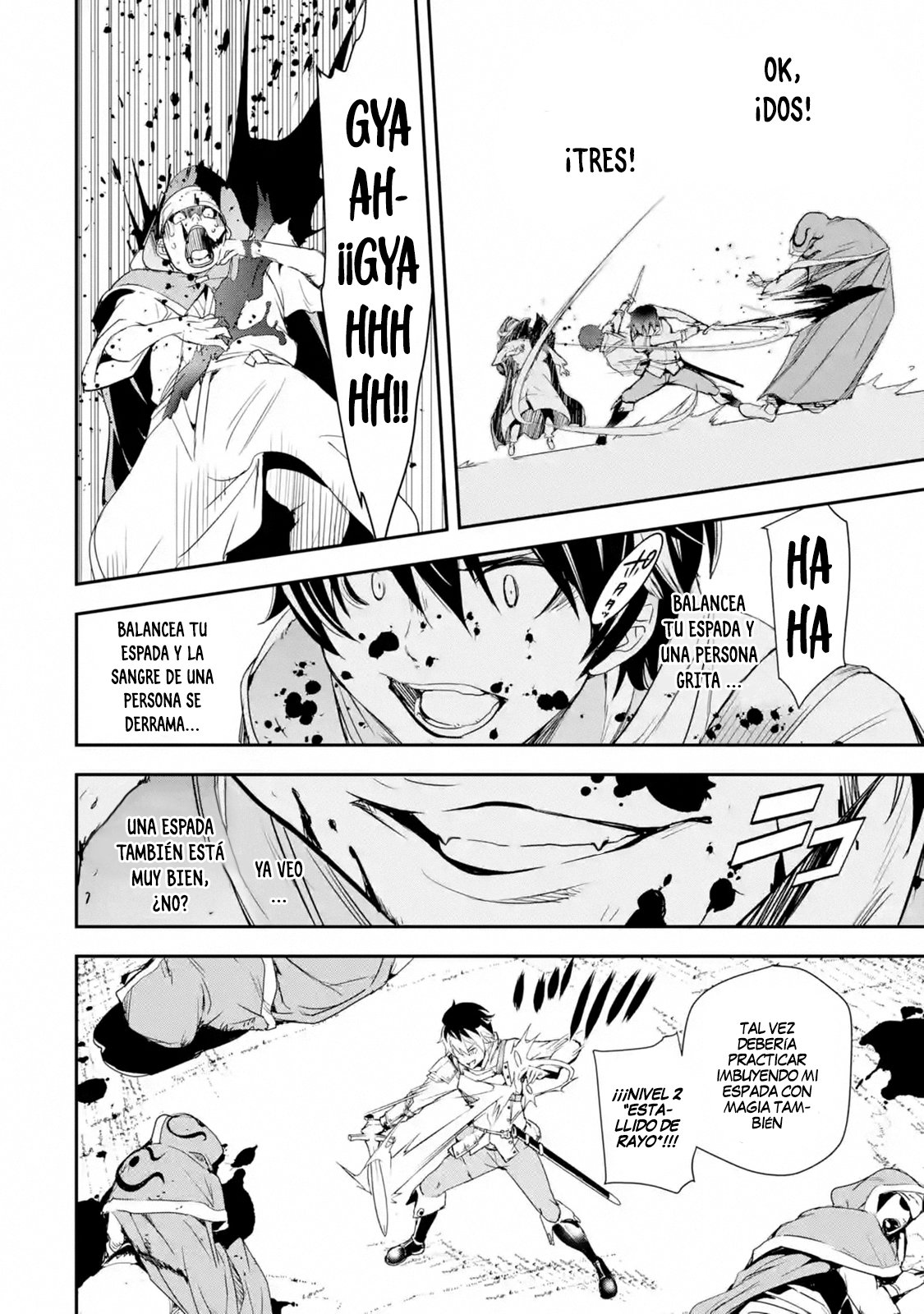 The Unsuccessful Yet Academically Unparalleled Sage ~A Cheating S-Rank Sorcerer's Post-Rebirth Adventurer Log~ Capitulo 4.2: Masacre página 18