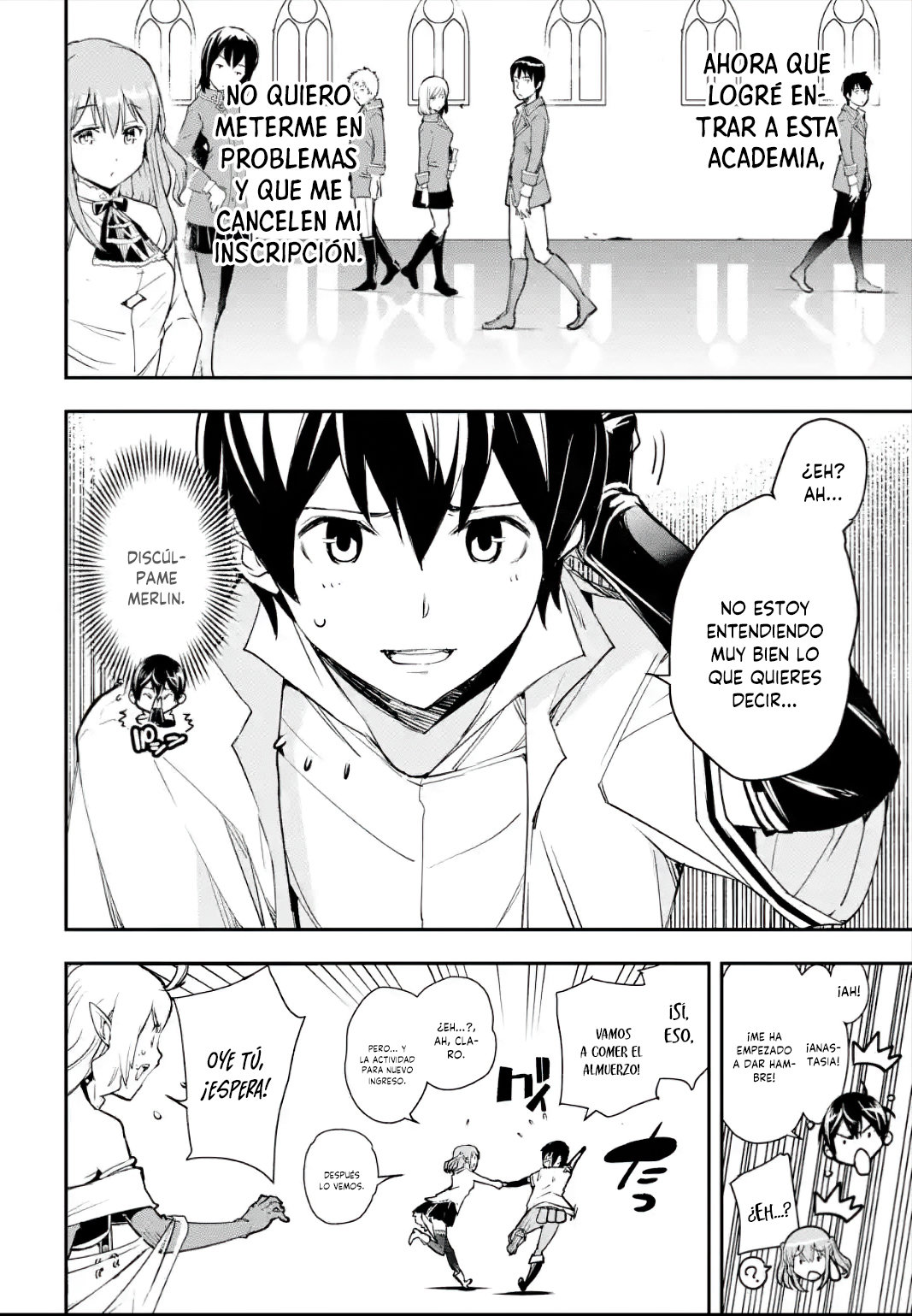The Unsuccessful Yet Academically Unparalleled Sage ~A Cheating S-Rank Sorcerer's Post-Rebirth Adventurer Log~ Capitulo 8.1: El discípulo más fuerte (1) página 3