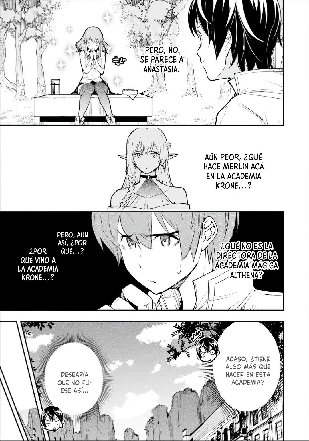 The Unsuccessful Yet Academically Unparalleled Sage ~A Cheating S-Rank Sorcerer's Post-Rebirth Adventurer Log~ Capitulo 8.1: El discípulo más fuerte (1) página 6