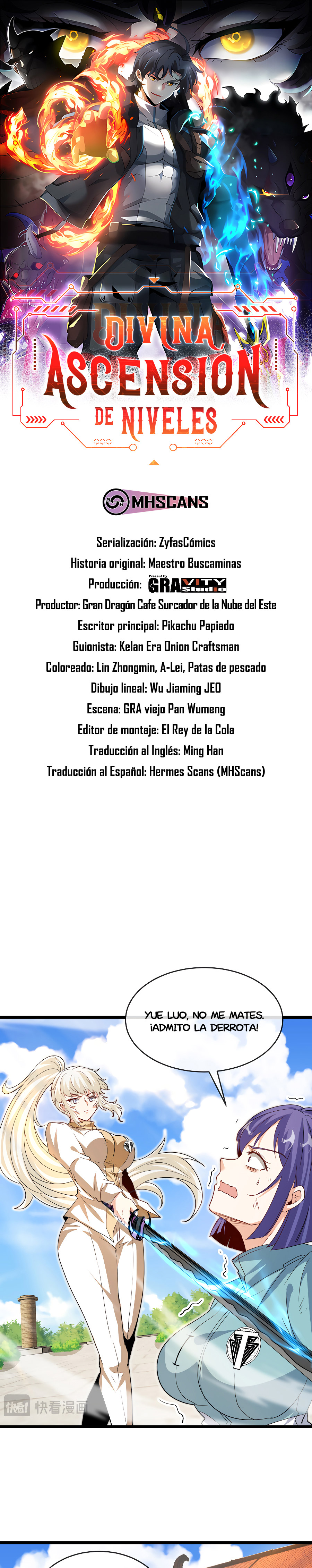 Divina Ascensión de Niveles Capitulo 99.1 página 3