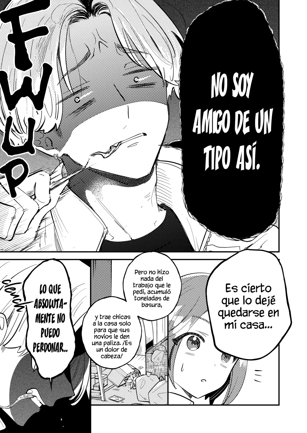 ¡El último amor de una madre soltera es un desastre! Capitulo 6: No soy amigo de un tipo así página 6