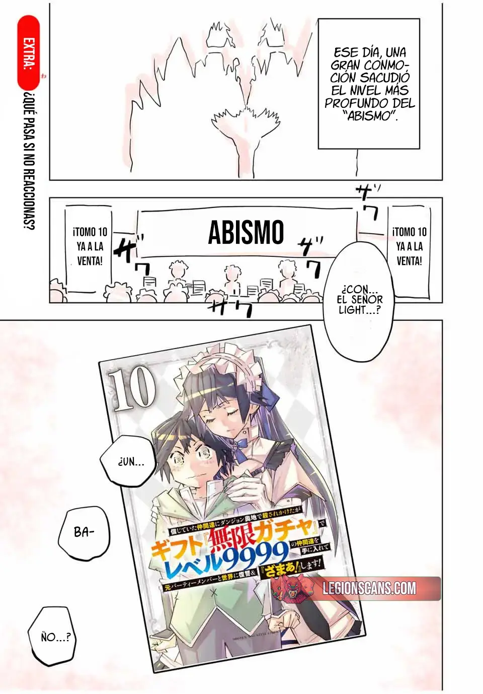 Shinjiteita Nakama Tachi Ni Dungeon Okuchi De Korosare Kaketa ga Gift 『Mugen Gacha』 De Level 9999 No Nakama Tachi Wo Te Ni Irete Moto Party Member To Sekai Ni Fukushu &amp; 『Zamaa!』 Shimasu! Capitulo 195.1 página 2