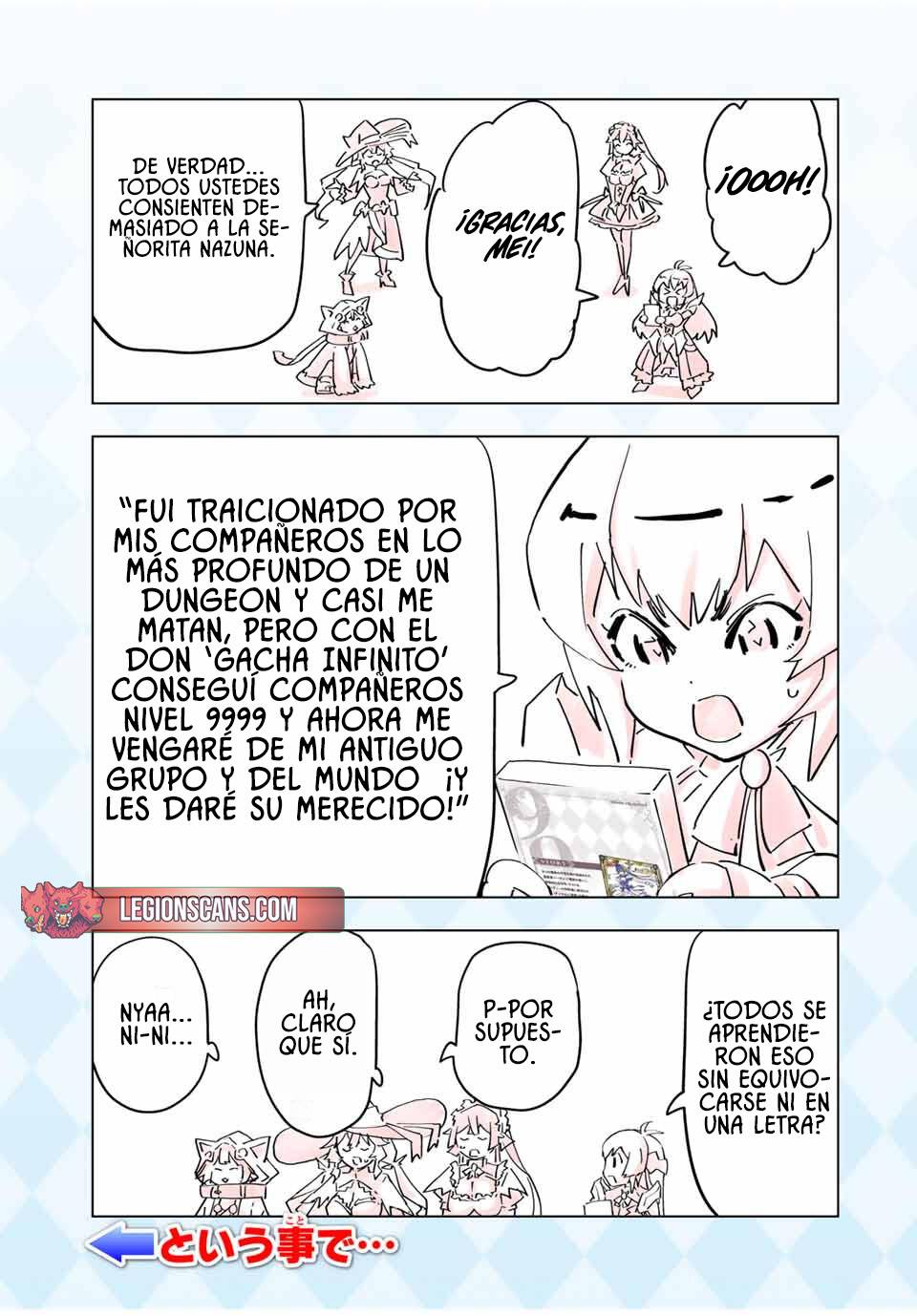 Shinjiteita Nakama Tachi Ni Dungeon Okuchi De Korosare Kaketa ga Gift 『Mugen Gacha』 De Level 9999 No Nakama Tachi Wo Te Ni Irete Moto Party Member To Sekai Ni Fukushu &amp; 『Zamaa!』 Shimasu! Capitulo 195.7 página 4