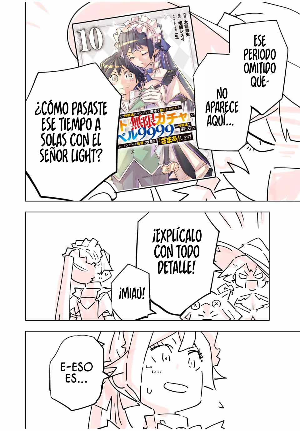 Shinjiteita Nakama Tachi Ni Dungeon Okuchi De Korosare Kaketa ga Gift 『Mugen Gacha』 De Level 9999 No Nakama Tachi Wo Te Ni Irete Moto Party Member To Sekai Ni Fukushu &amp; 『Zamaa!』 Shimasu! Capitulo 196.5 página 7