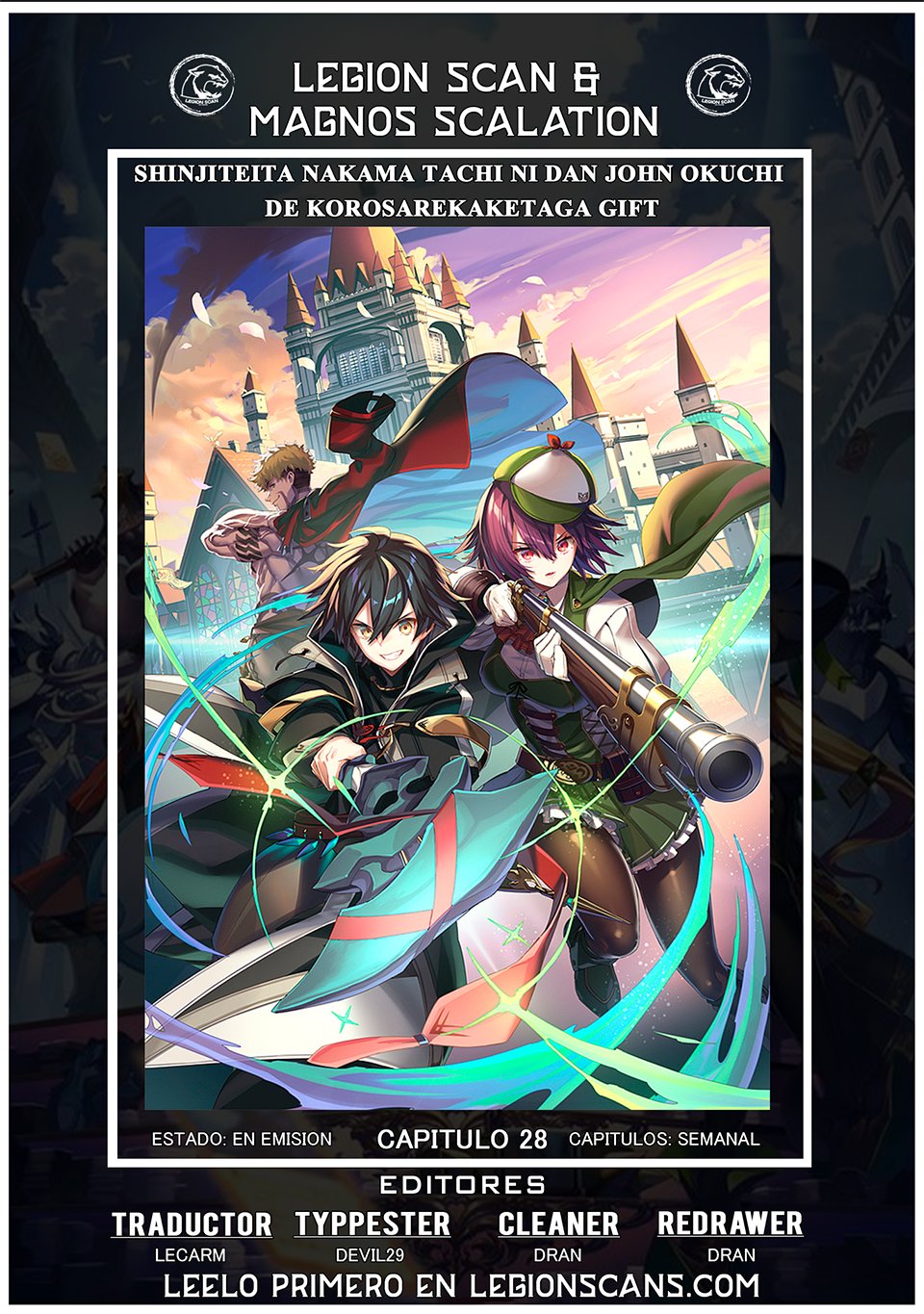 Shinjiteita Nakama Tachi Ni Dungeon Okuchi De Korosare Kaketa ga Gift 『Mugen Gacha』 De Level 9999 No Nakama Tachi Wo Te Ni Irete Moto Party Member To Sekai Ni Fukushu &amp; 『Zamaa!』 Shimasu! Capitulo 28: Tras Bambalinas página 2