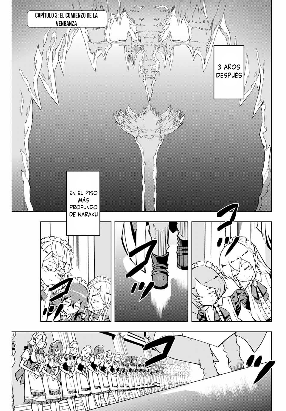 Shinjiteita Nakama Tachi Ni Dungeon Okuchi De Korosare Kaketa ga Gift 『Mugen Gacha』 De Level 9999 No Nakama Tachi Wo Te Ni Irete Moto Party Member To Sekai Ni Fukushu &amp; 『Zamaa!』 Shimasu! Capitulo 3: El Comienzo de la Venganza página 2