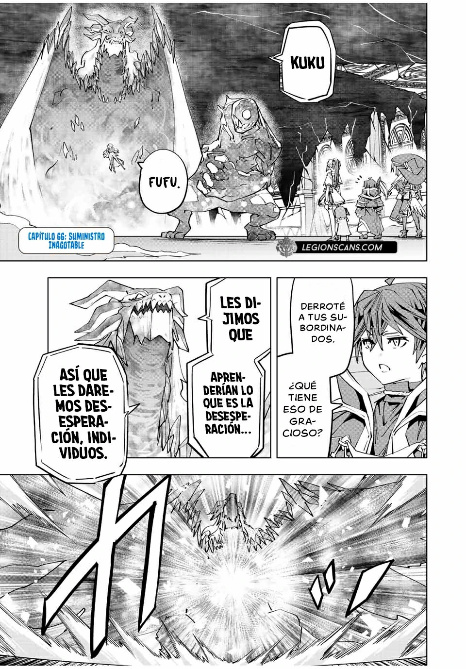Shinjiteita Nakama Tachi Ni Dungeon Okuchi De Korosare Kaketa ga Gift 『Mugen Gacha』 De Level 9999 No Nakama Tachi Wo Te Ni Irete Moto Party Member To Sekai Ni Fukushu &amp; 『Zamaa!』 Shimasu! Capitulo 66 página 2