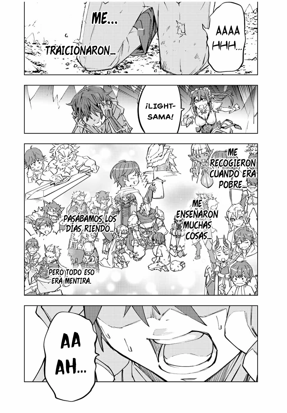 Shinjiteita Nakama Tachi Ni Dungeon Okuchi De Korosare Kaketa ga Gift 『Mugen Gacha』 De Level 9999 No Nakama Tachi Wo Te Ni Irete Moto Party Member To Sekai Ni Fukushu &amp; 『Zamaa!』 Shimasu! Capitulo 73: Naraku. página 5