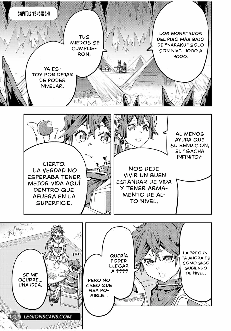 Shinjiteita Nakama Tachi Ni Dungeon Okuchi De Korosare Kaketa ga Gift 『Mugen Gacha』 De Level 9999 No Nakama Tachi Wo Te Ni Irete Moto Party Member To Sekai Ni Fukushu &amp; 『Zamaa!』 Shimasu! Capitulo 75: Orochi página 2