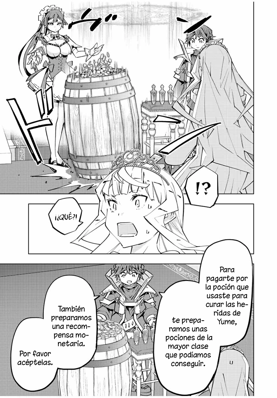 Shinjiteita Nakama Tachi Ni Dungeon Okuchi De Korosare Kaketa ga Gift 『Mugen Gacha』 De Level 9999 No Nakama Tachi Wo Te Ni Irete Moto Party Member To Sekai Ni Fukushu &amp; 『Zamaa!』 Shimasu! Capitulo 84: Esfuerzo desesperado. página 12