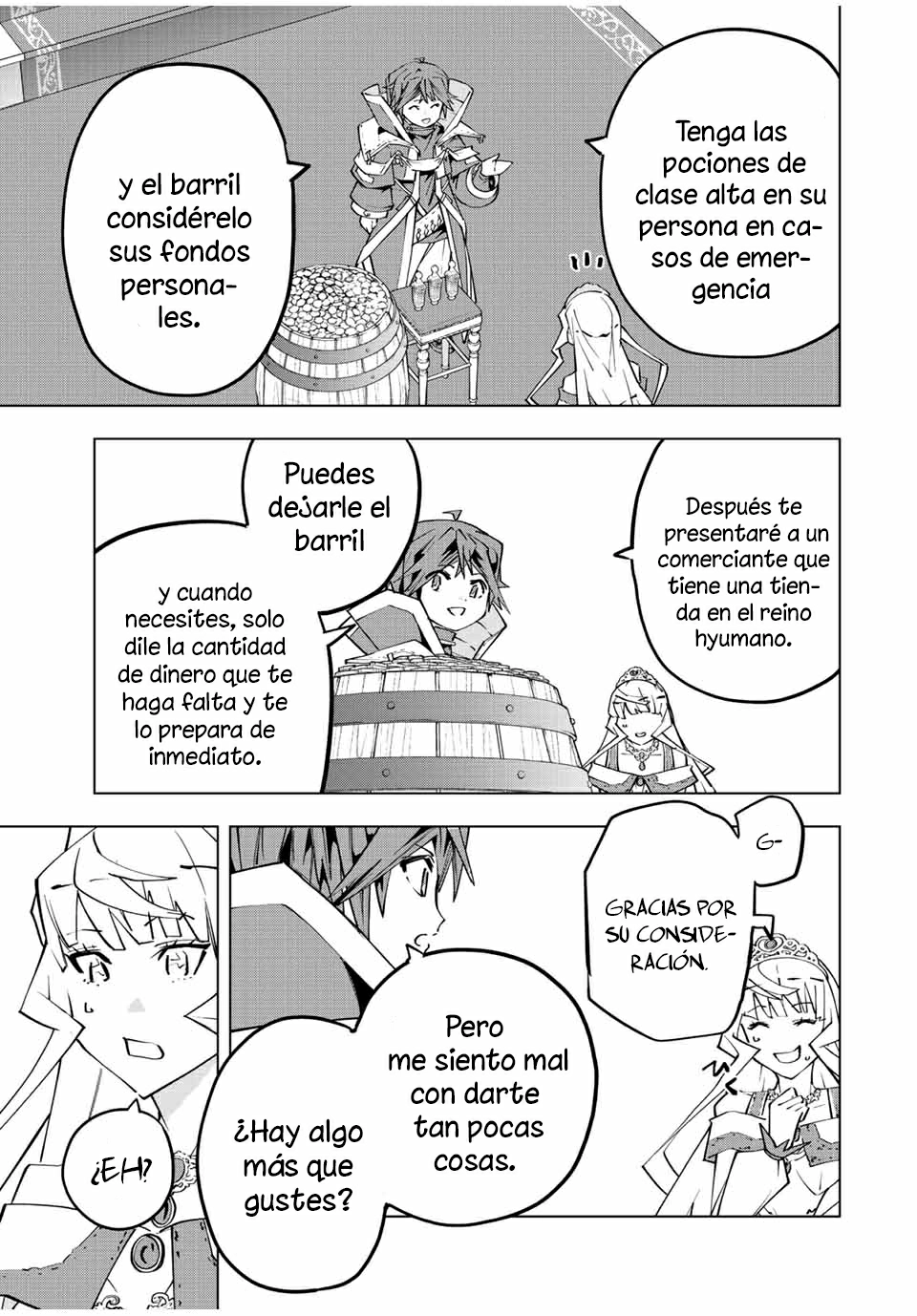 Shinjiteita Nakama Tachi Ni Dungeon Okuchi De Korosare Kaketa ga Gift 『Mugen Gacha』 De Level 9999 No Nakama Tachi Wo Te Ni Irete Moto Party Member To Sekai Ni Fukushu &amp; 『Zamaa!』 Shimasu! Capitulo 84: Esfuerzo desesperado. página 14